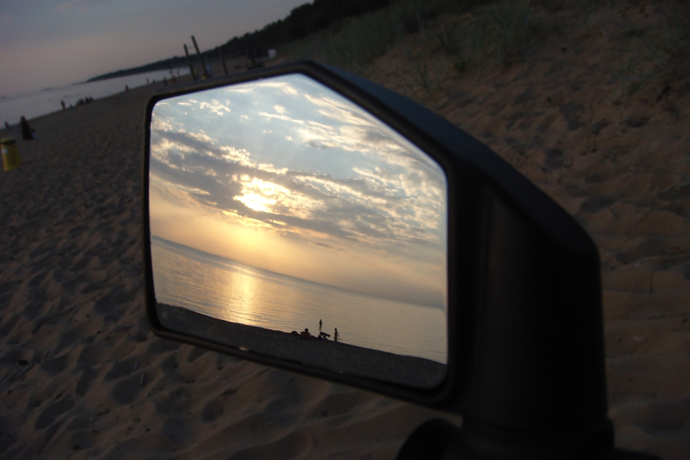 Елена Копытова. Закат в велосипедном зеркале Елена Копытова. Закат в велосипедном зеркале