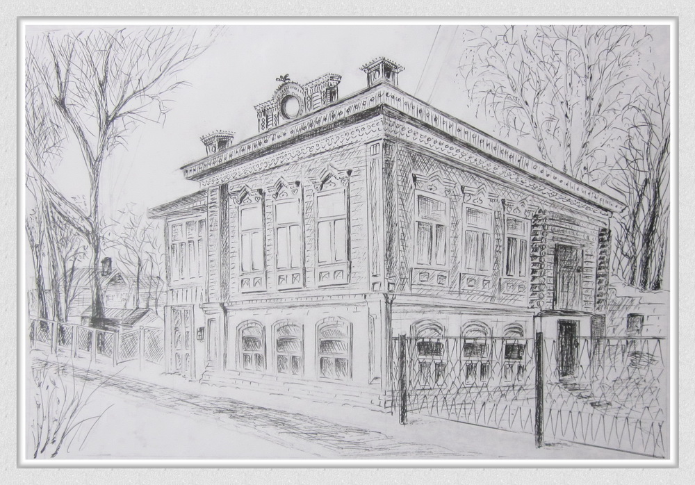 Валентина Солдатова. "Чистополь. Дом на улице Энгельса" Валентина Солдатова. "Чистополь. Дом на улице Энгельса"